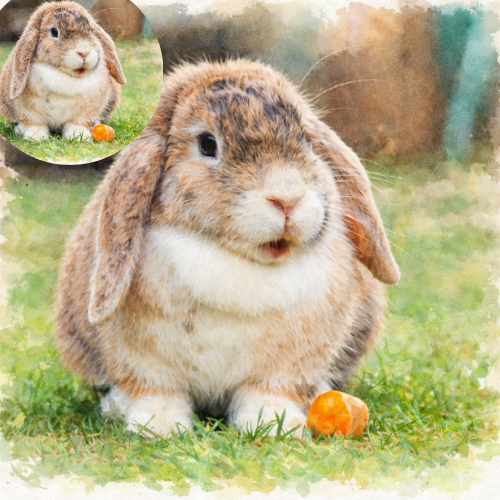 Watercolour Style Print Digital Download